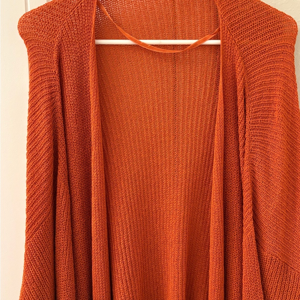 Cato Vibrant Orange Cardigan Sweater